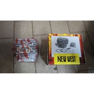 Cylinder kit block and piston kit gor stihl ms038 ms380 ms381 new west brand made in taiwan