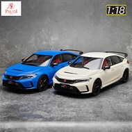 Paudi model diecast model 1:18 Scale New Civic Type-R FL5 2023 static car model collection