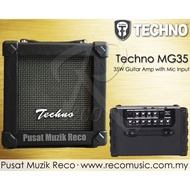 Techno MG35 Electric Guitar Amp with Mic Input 35W