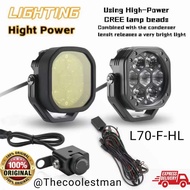 🔥💯% ORIGINAL MOTORFANS L70-F-HL / L70-HL / L6R-HL / L6R4D-HL LED Motorcycle Spotlight With Yellow Co