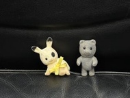 2隻價$120 森林家族 黑輪兔 灰熊 寶寶 絕版 二手瑕疵