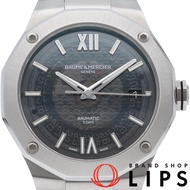Baume & Mercier Riviera Baumatic 腕錶 42mm M0A10702，附錶盒、保固卡，不鏽鋼材質，男士腕錶，黑色，拋光處理，成色極佳 [二手]