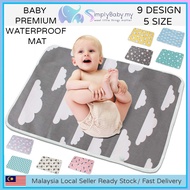 SIMPLYBABY Waterproof Changing Mat for Diaper Change Pad Mat Protector Menstrual Breathable Reusable