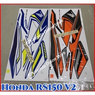 Stripe Sticker Cover Set Honda RS150 RS150R V2 OEM