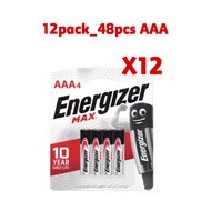 12-40pcs Energizer แบตเตอรี่อัลคาไลน์ 1.5V AA และ 1.5V AAA สําหรับไฟฉายของเล่น นาฬิกาเมาส์