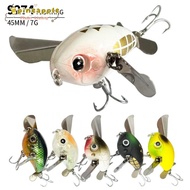 PINEAMY Cicada Lure, Floating Body 45mm Length Cicada Fishing Lure, Professional Grade 7g Weight Met