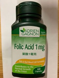 葉酸 Folic Acid 1mg