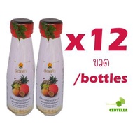 ดอยคำ น้ำฟักข้าวผสมน้ำผลไม้รวม 99% ผสมคอลลาเจนและคิวเทน  ช่วยต้านอนุมูลอิสระ  100 ml 12 ขวด Doikham 99% Gac &amp; Mixed fruit juice with Collagen and Q 10: _x000D_
Antioxidant 100 ml 12 bottles
