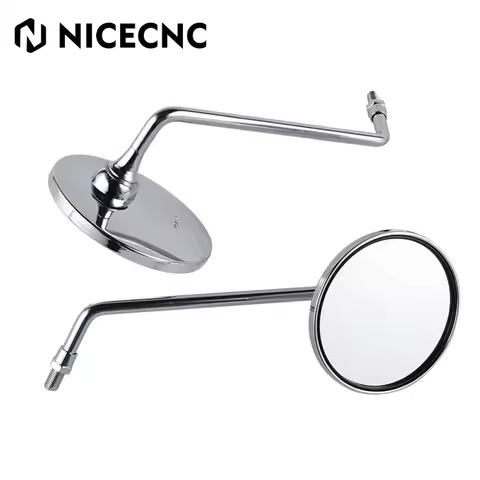 Rear View Side Mirrors Round Mirror For Honda CB200 CB350 CB400 CB500 CB550 CB650 CB750 XL100S XL125