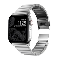 สายนาฬิกา AppleWatch Ultra2 Pure Titanium สายนาฬิกา Smartwatch สายรัดยางยืดแบบลำลอง ทนทาน น้ำหนักเบา