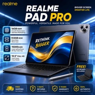 Realme Pad X Lite 12" | 16GB+512GB | Android 13 | Dual SIM 5G LTE + WiFi | Large HD Screen | Study, 