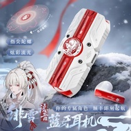 Hiyuki Anime TWS Earbuds Fingertip Gyro  Bluetooth 6.0 Earbuds with Voice Prompts & RGB Light 5H Mus