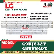 49UJ632T / 49UF640T COMPATIBLE WITH LG 49 INCH LED TV BACKLIGHT ( LAMPU TV ) 49UJ632 49" LG LED BACK