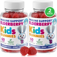 DR. MORITZ Children Adult Elderberry Jelly (2 Packs) - Elderberry Vitamin C and Zinc Children Immune