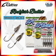 OWNER CULTIVA JH-83 WORM HOOK WITH LEAD FISHING HOOK