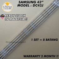 DC43J SAMSUNG 43" LED TV BACKLIGHT (LAMPU TV) SAMSUNG 43 INCH LED TV
