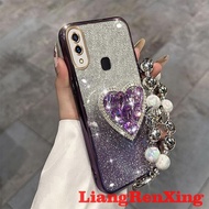 Casing vivo v9 vivo v11i vivo y95 vivo y91 vivo y91i phone case Softcase Silicone shockproof Cover new design luxury Airbag bracket for girl with holder SFQNZJ01