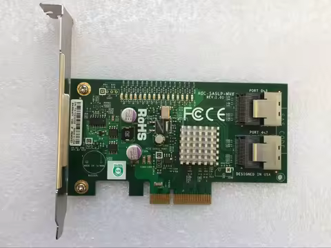 AOC-SASLP-MV8 8-Port PCI-E x4 SAS/SATA 3Gb/s RAID Card