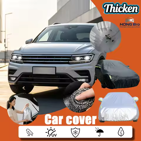 For VW Tiguan 2007-2023 Outdoor Full Car Covers Snow Cover, Sunshade, Waterproof & Dustproof, Exteri
