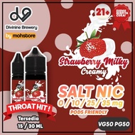 LIQUID VAPE DV9 STRAWBERRY MILKY CREAMY SALT NIC POD FRIENDLY SALTNIC