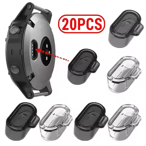 20/1pcs Soft TPU Dust Cover for Garmin Forerunner 955 945 245 Fenix 7 7S 7X 6 6S 6X Transparent Dust