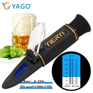 RCYAGO Beer Refractometer 0-32% Brix & Wort SG  Portable Brewing Tool for Beer Wine Fruits