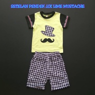 JJX LIME MUSTACHE SHORT SET (1Y, 2Y, 3Y, 4Y)