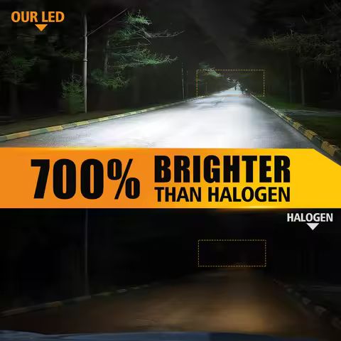 IVOTOW H4 LED Headlight Canbus 1200W 50000LM Car LED Light Bulbs 3570 CSP Chips With Fan Auto Turbo 