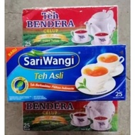 TEH BENDERA/TEH SARI WANGI/CELUP/TEH ASLI/100%ORI INDONESIA