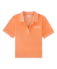 Sportyu0026Rich 粉橘色LOGO短袖POLO衫_女裝/M