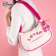 Beg Ketiak Lotso Bear Berlesen Disney Beg Bahu Beg Tangan Beg Tangan Gadis Comel Bersulam Beg Bulu