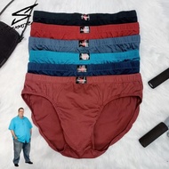 Big Size 3XL/4XL/5XL (3in1= 1set) Plus Size Men Underwear Briefs//Seluar Dalam Lelaki Saiz Besar (3i
