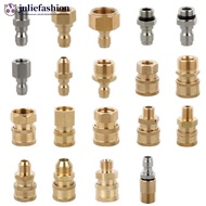 JULIEFASHION 1Pc 1/4" Quick Connect Coupler Adapter-Car Clean Washing Pressure Washer Connector B2I6