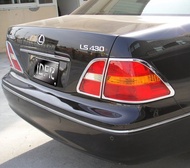 IDFR ODE Car Boutique LEXUS LS430 01-03 Chrome Plated Rear Light Frame Electroplated Rear Light Fram
