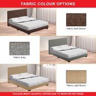 LZD Living Mall Gonzo Divan Bed Frame Fabric / Faux Leather Colour Options - All Sizes Available