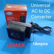 1 biji LEMAX 1A AC to Dc Converter Ac convert to dc adaptor Ac dc Adaptor