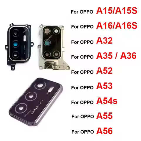 Rear Camera Glass Lens Cover For OPPO A36 A32 A35 A52 A53 A55 A54S A15 A16 4G 5G Back Camera Lens an