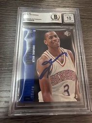Allen Iverson 親筆簽名球員卡