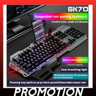 ~Ship From KL~ GK70 Mechanical GAMING KEYBOARD 104keys Colorful LED Backlight Gaming Keyboard G700 K