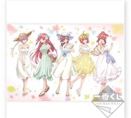 一番賞 五等分的花嫁 尾賞 Last賞 掛畫 一花 二乃 三玖 四葉 五月