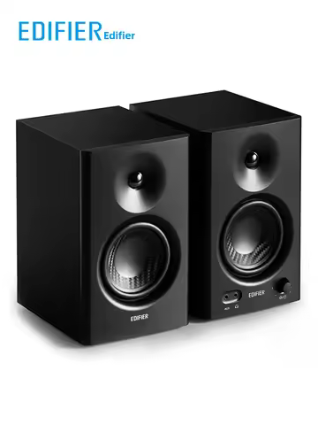 Edifier MR4 Powerful Studio Monitor Speakers for PC High Fidelity Sound with Deep Bass Home Audio Sy