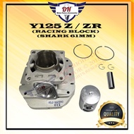 Y125 Z / ZR (SHARK) HIGH PERFORMANCE CYLINDER RACING BLOCK KIT (61MM) (CERAMIC) YAMAHA