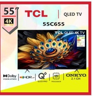 TCL - 55" 吋 C655 4K QLED 4K Google TV TCL 55C655