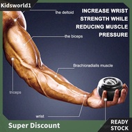 [kidsworld1.sg] Gyro Ball Hand Trainer Anti-Slip Ring Hand Trainer Ball for Gym Fitness Training