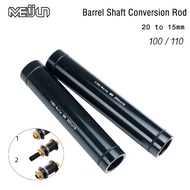 MTB Bike HUB Barrel Shaft Bicycle 20mm Thru Axles To 15mm Thru Axle Adapter 100/110mm Fork Aluminum 