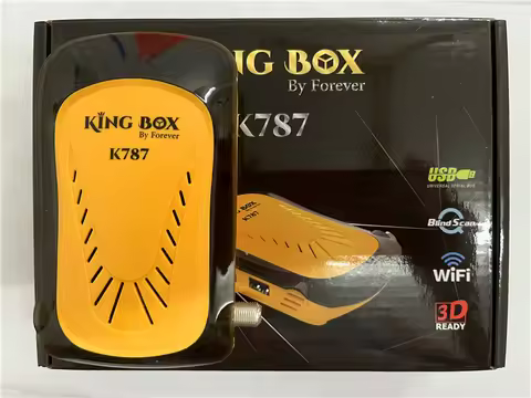 Original King Box K787 Forever Satellite TV Receiver Support Forever IKS Apollo5 PowerVU Biss Decode