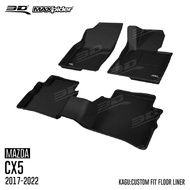 3D Mats พรมปูพื้นรถยนต์ MAZDA CX-5 2017-2025 พรมกันลื่น พรมกันนํ้า พรมรถยนต์
