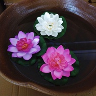 ELMER 7pcs/set Artificial Lotus Plant, Random Color Realistic Lotus Flower, Fake Lotus Plant Lifelik