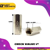 Check valve / one way valve / no return valve 1"