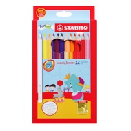 1879J STABILO SWANS JUMBO 24C COLOUR PENCIL LONG